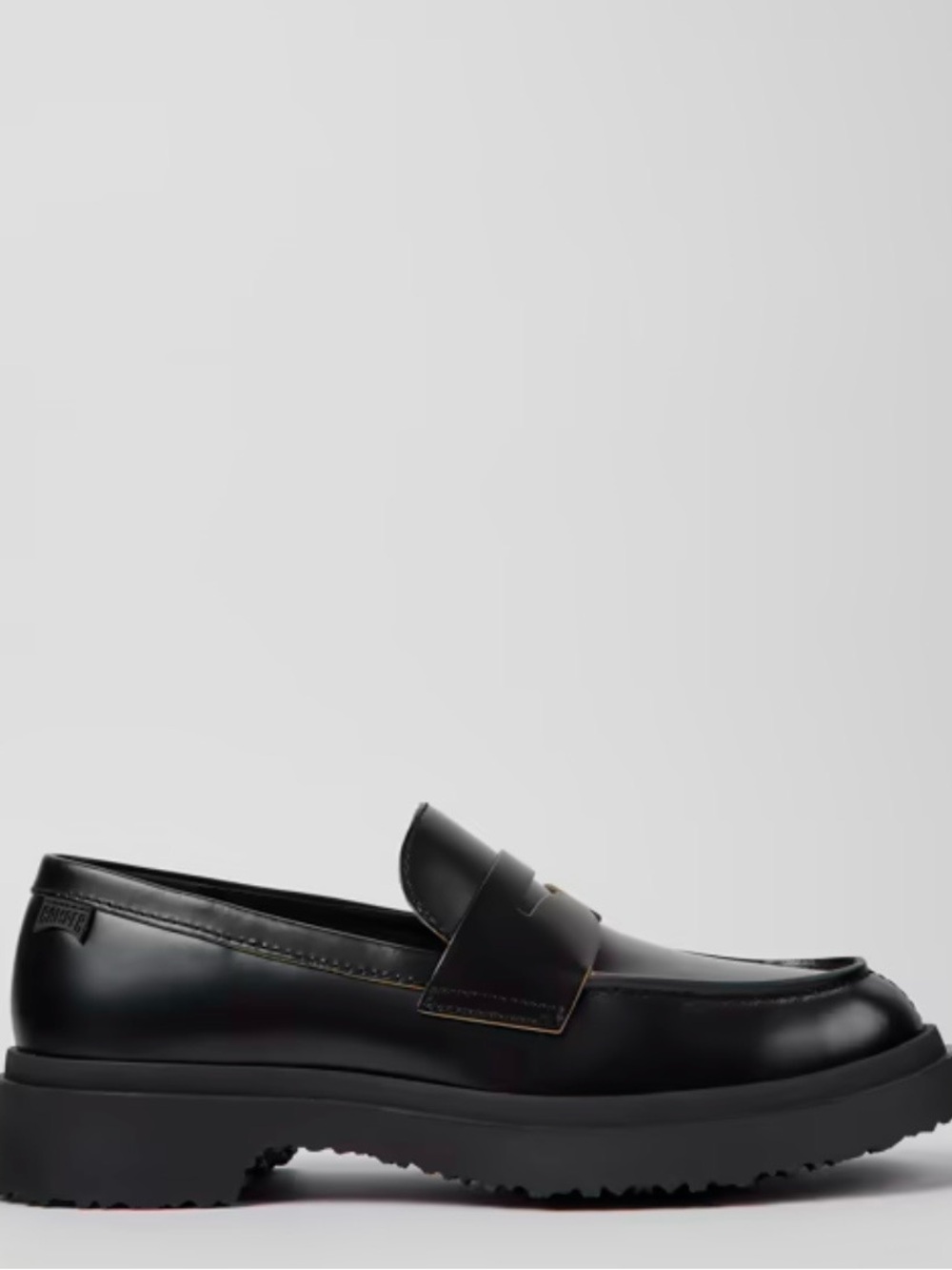 Camper Walden Black Leather Loafers - Picture 4 of 13